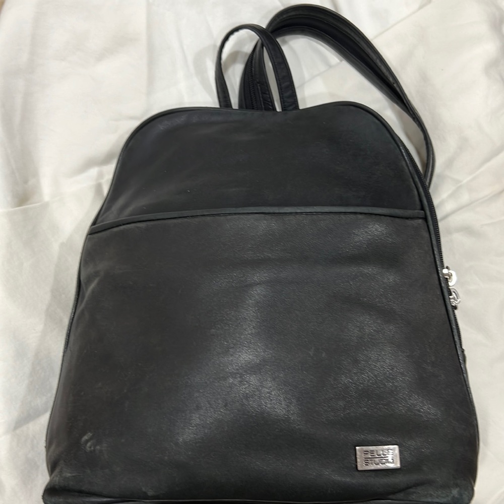 Small black backpack